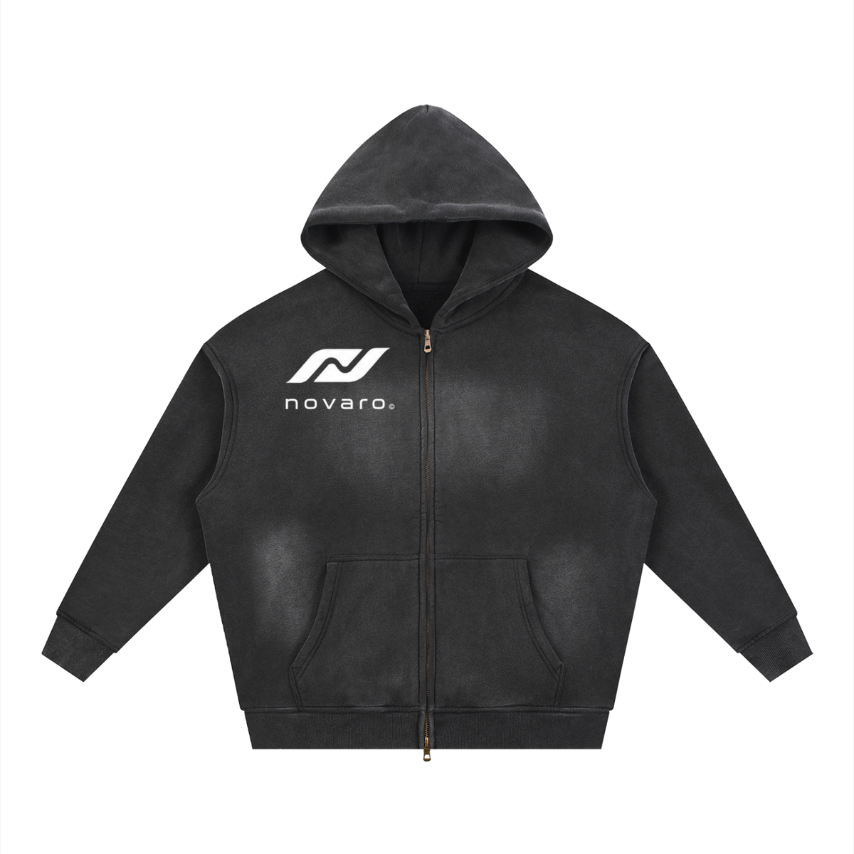 Sunfade Two-way Zipper Fleece Hoodie