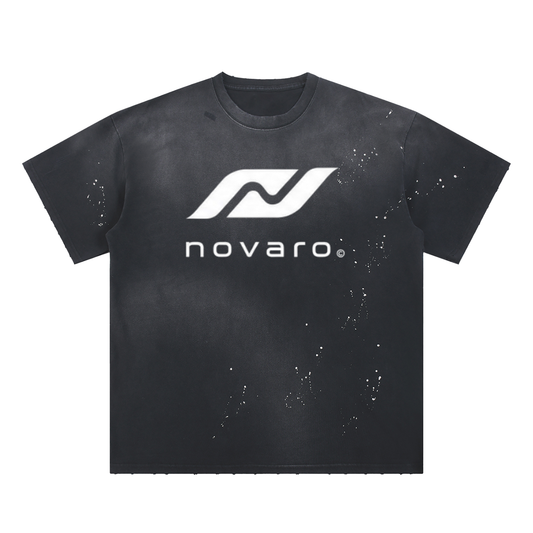 Cotton sun fade splatter T-Shirt
