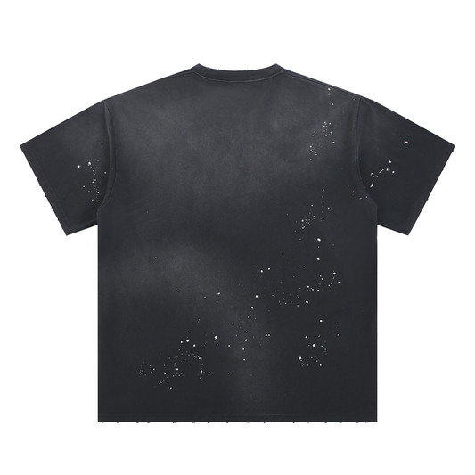 Cotton sun fade splatter T-Shirt